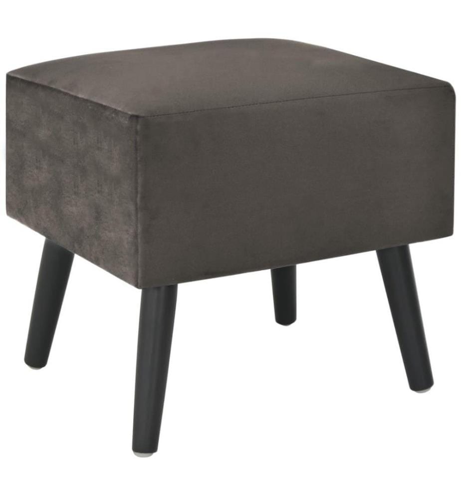 Nachttische 2 Stk. Grau 40 x 35 x 40 cm Samt