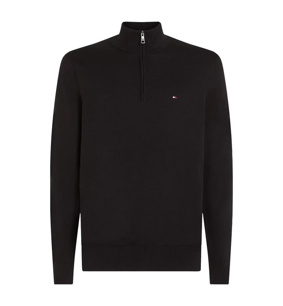 Pullover mit Reissverschluss - Schwarz