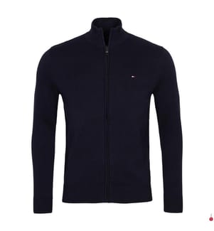 Strickjacke - Marineblau