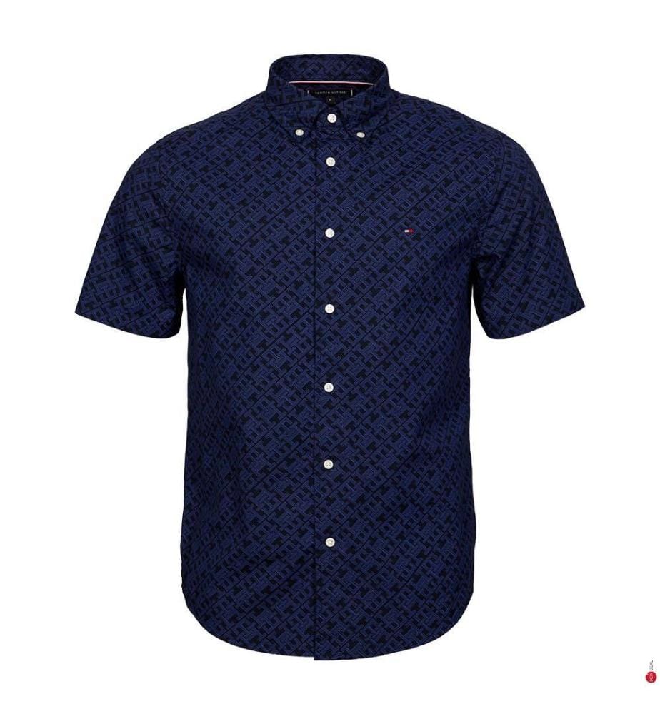 Chemise monogramme en popeline Flex - Desert Sky All Over