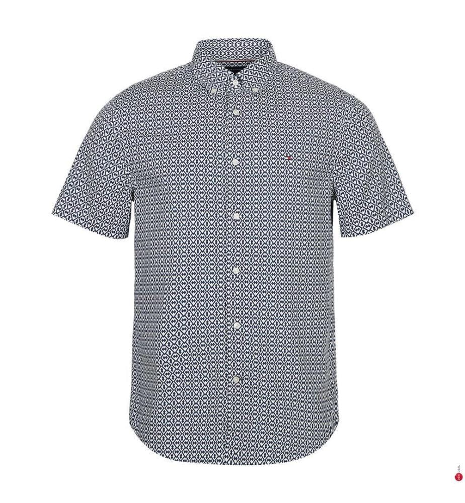 Camicia leggera geo - Grigio