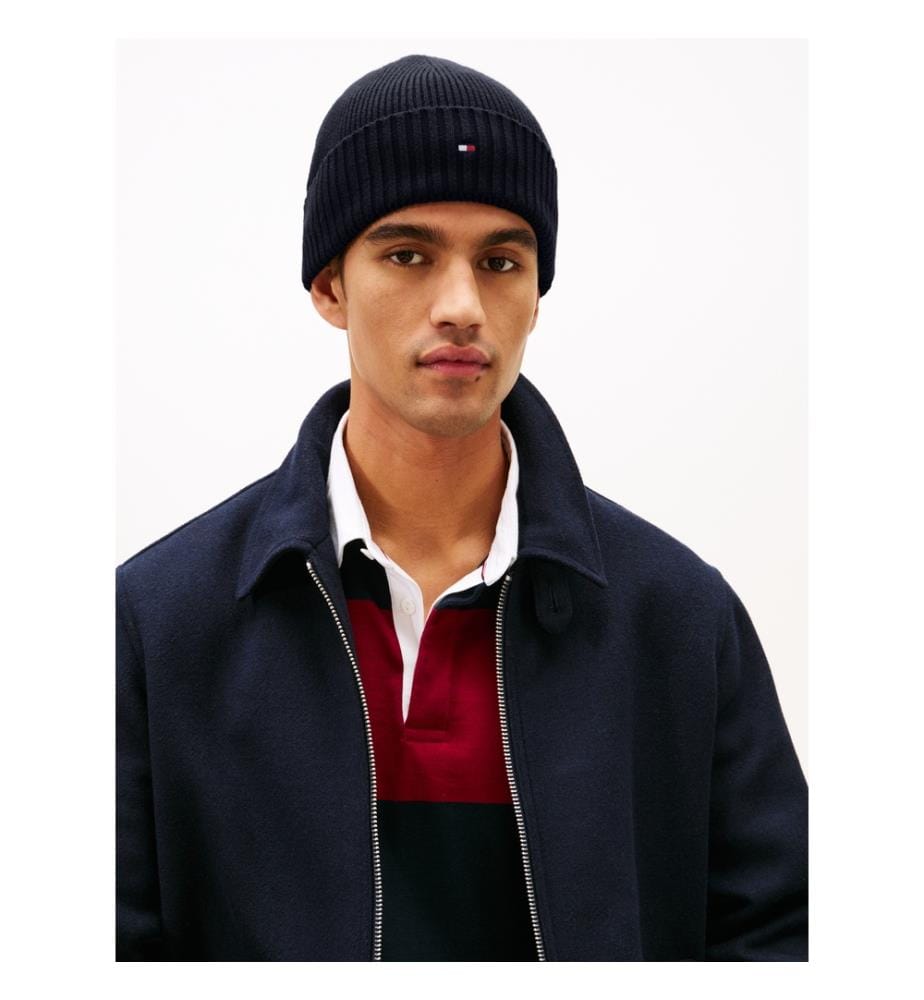 Cappello Hilfiger Flag con cashmere - Navy