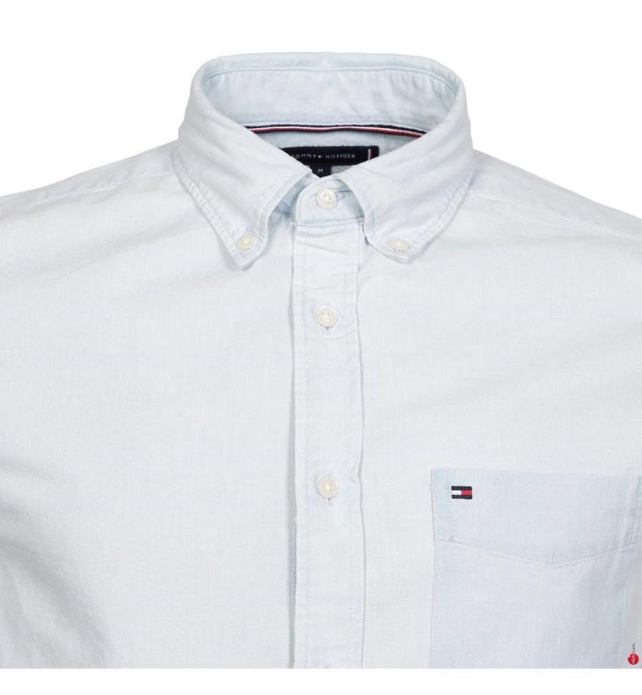 Camicia - Chambray azzurro