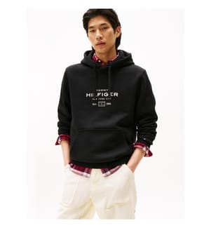 Oval Graphic Hoodie - Schwarz