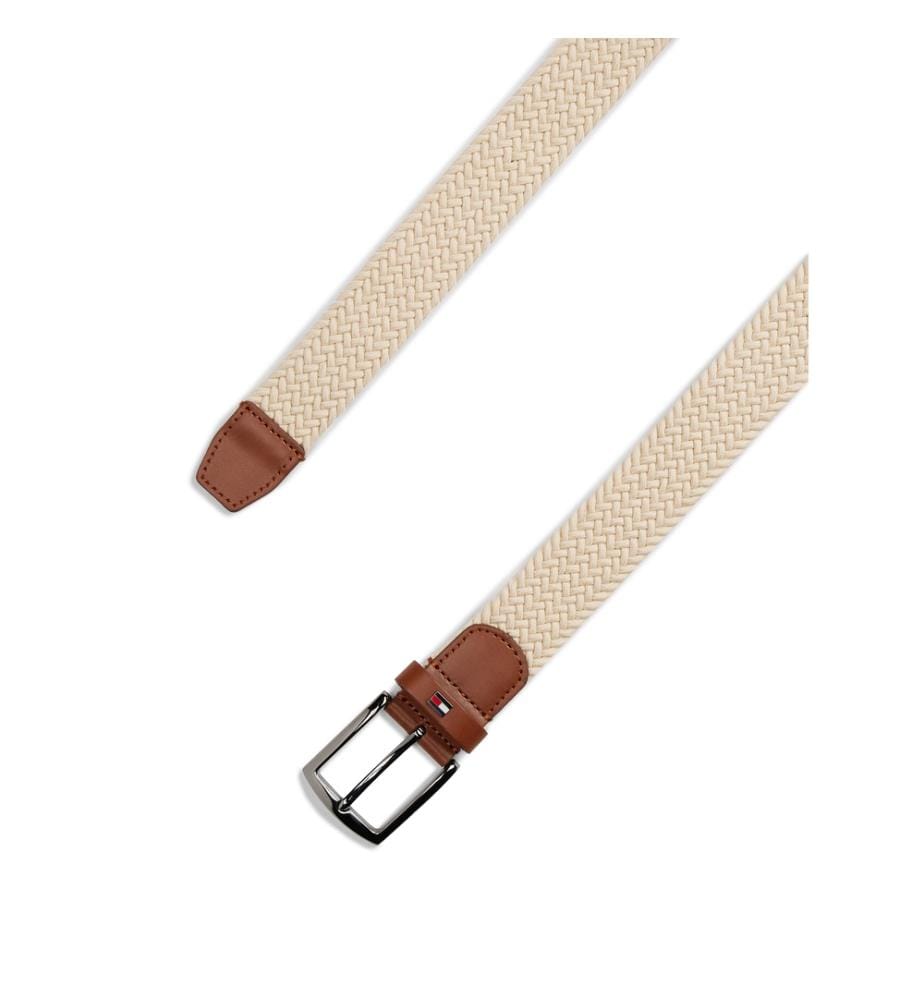 Elastischer Gürtel aus Gewebe - Weiss