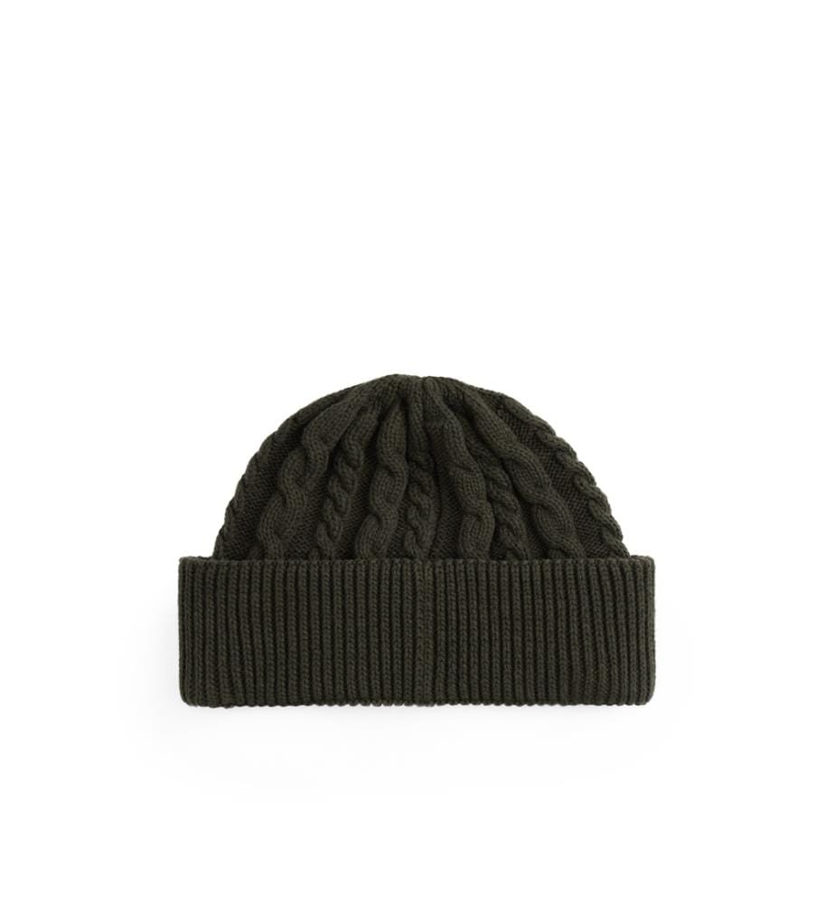 Heritage Cable Beanie - Khaki