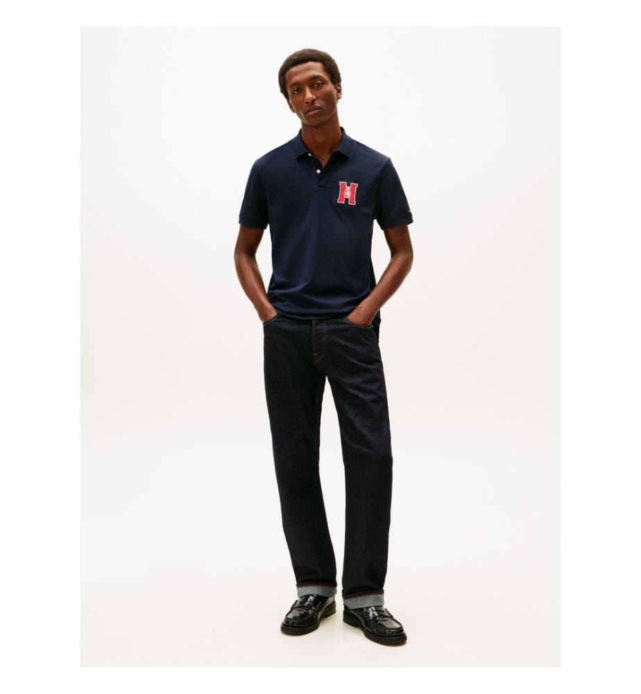 Polo-Shirt Elevated Graphic - Marine