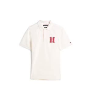 Polo-Shirt Elevated Graphic - Weiss