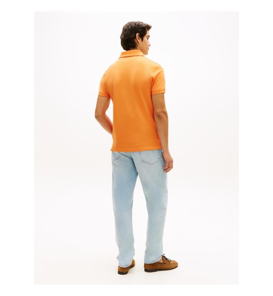 Slim Piqué Polo 1985 - Orange