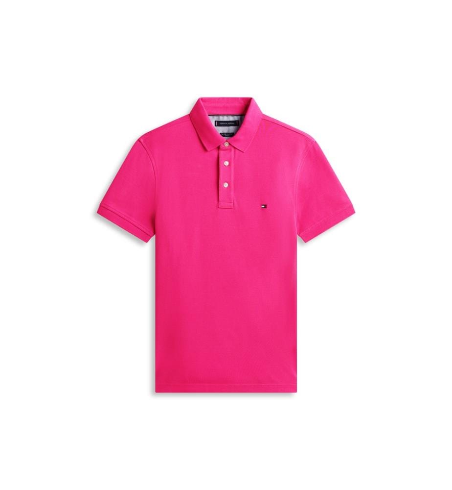 Polo Slim en Piqué 1985 - Fushia
