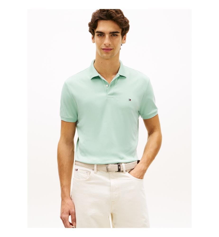 Polo Standard in Fluid Cotton - Water Green