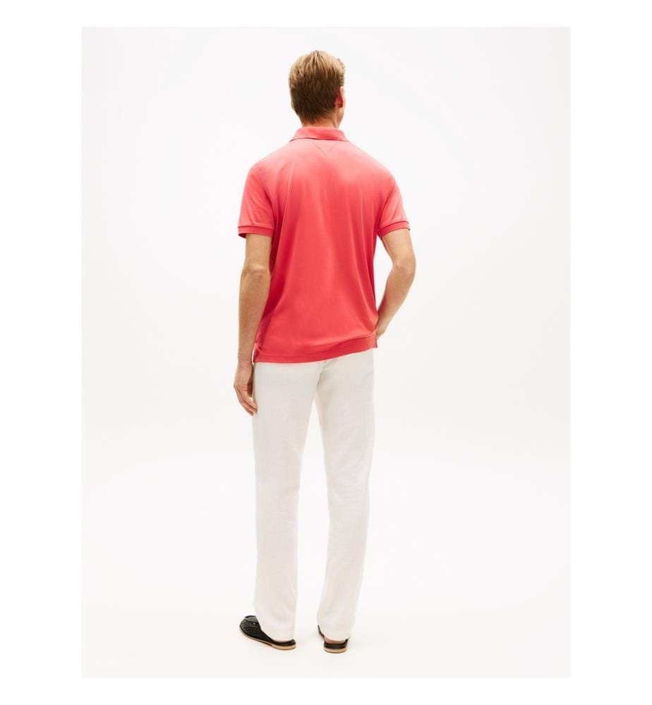 Polo Standard en Coton Fluide - Rouge