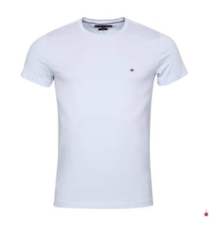 T-Shirt Stretch Slim Fit - Light Blue