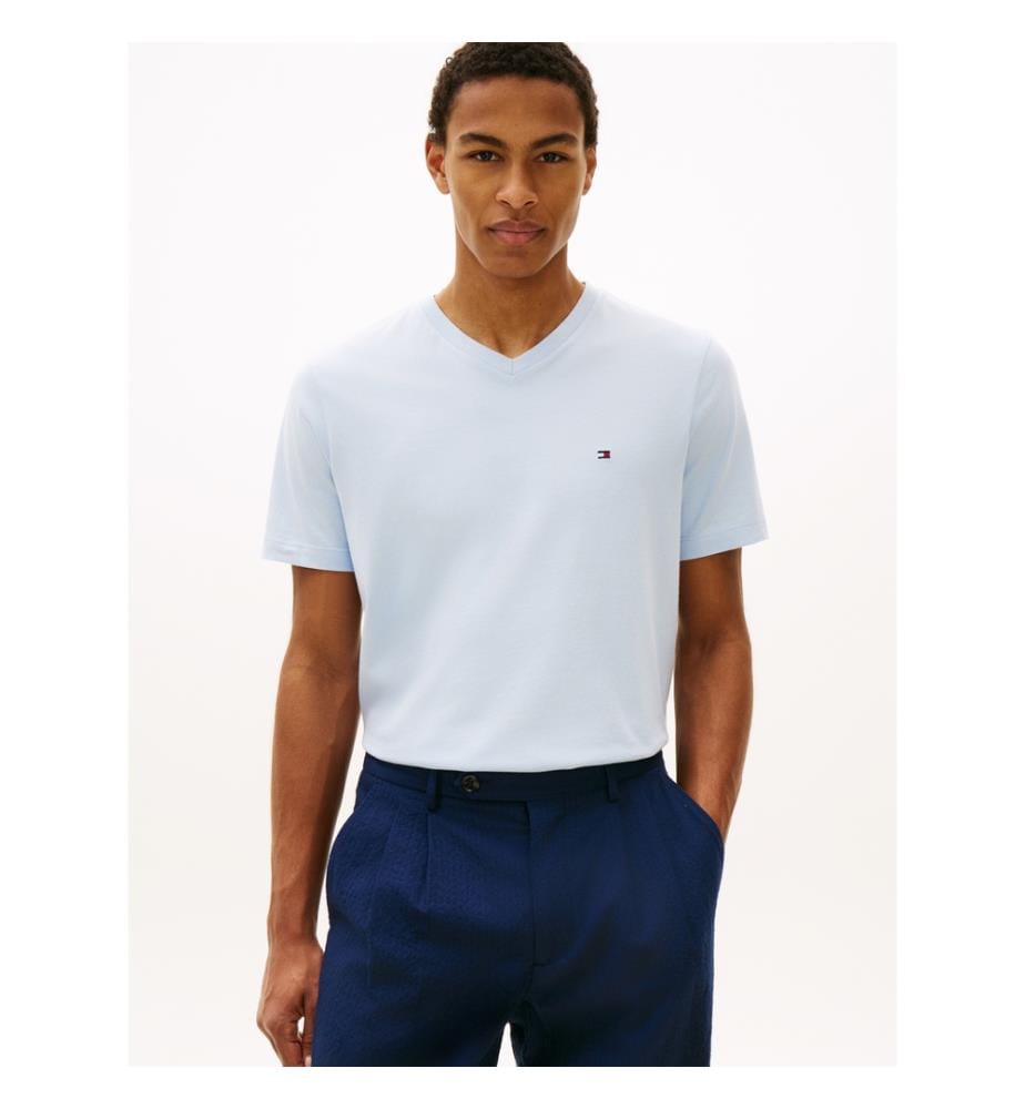 Men's T-Shirt Essential V-Neck - Breezy Blue