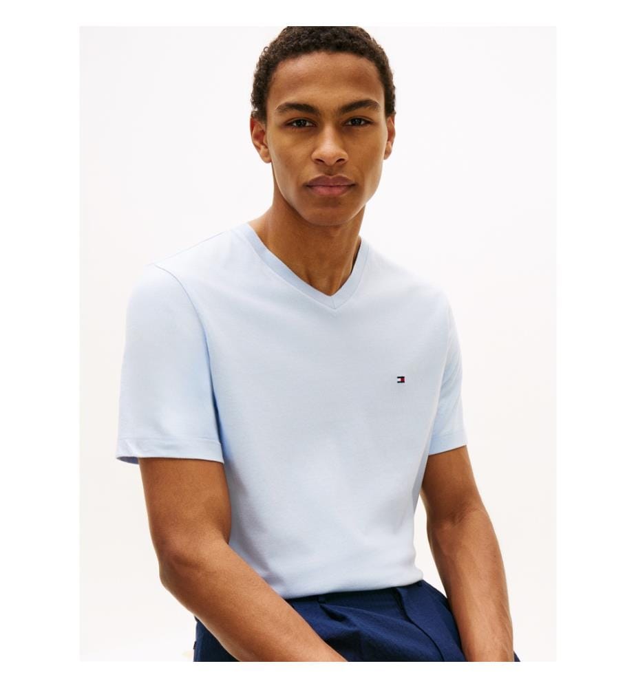 Men's T-Shirt Essential V-Neck - Breezy Blue