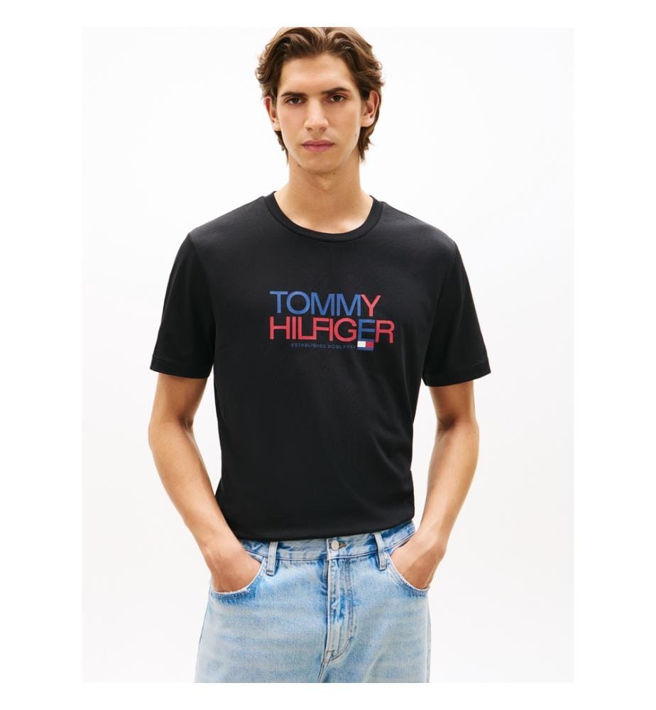 T-Shirt BRAND LOVE BIG TEXT - Noir