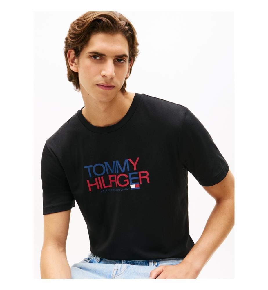 T-Shirt BRAND LOVE BIG TEXT - Noir