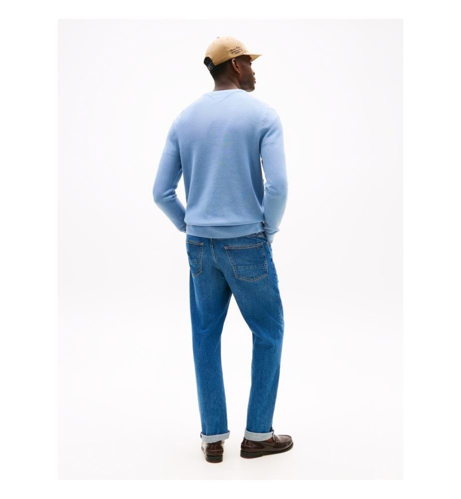 Pull Essentiel Structure Col Rond - Bleu