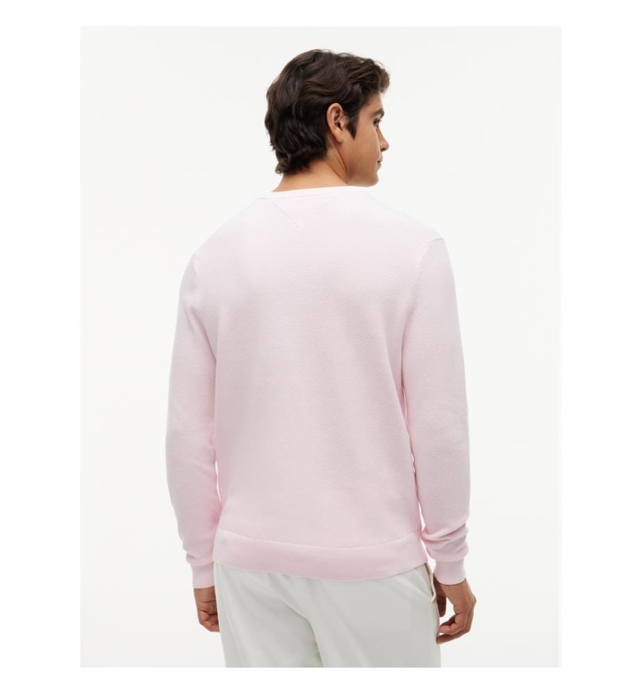 Pull Essentiel Structure Col Rond - Rose Lys