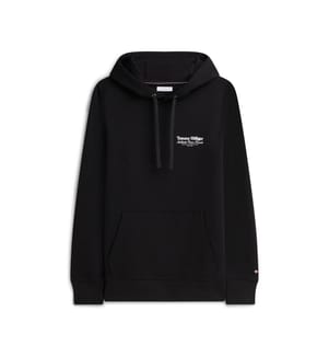 Hoodie mit Rücken-Grafik im Relaxed-Terry-Stil - Schwarz