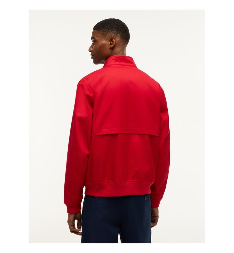 Harrington-Jacke aus Serge – Rot