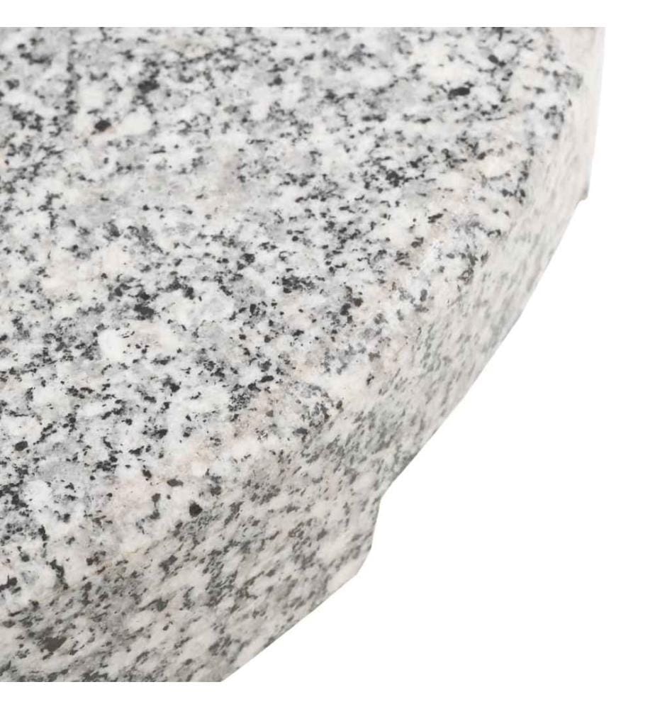 Pied Parasol Granite VidaXL 20kg - Support Lourd Et Stable Pour Jardin