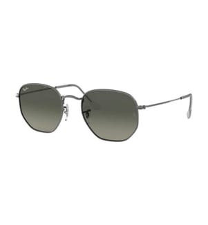 Sonnenbrille Hexagonal - Silber