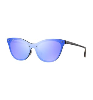 Occhiali da Sole Blaze Cat Eye - Azzurro e Nero