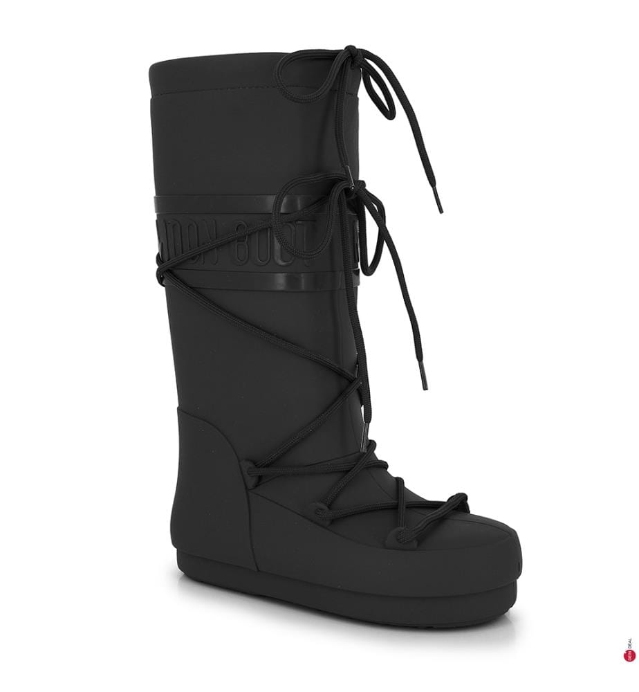 Moon Boot High Rain Boots - Black | DeinDeal