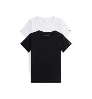 Lot de 2 T-Shirts d'Intérieur - Noir et Blanc