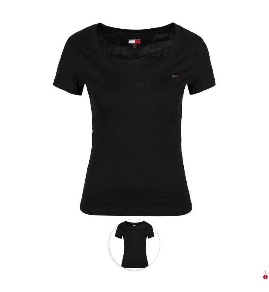 Set di 2 T-Shirt Slim Fit - Nero e Bianco