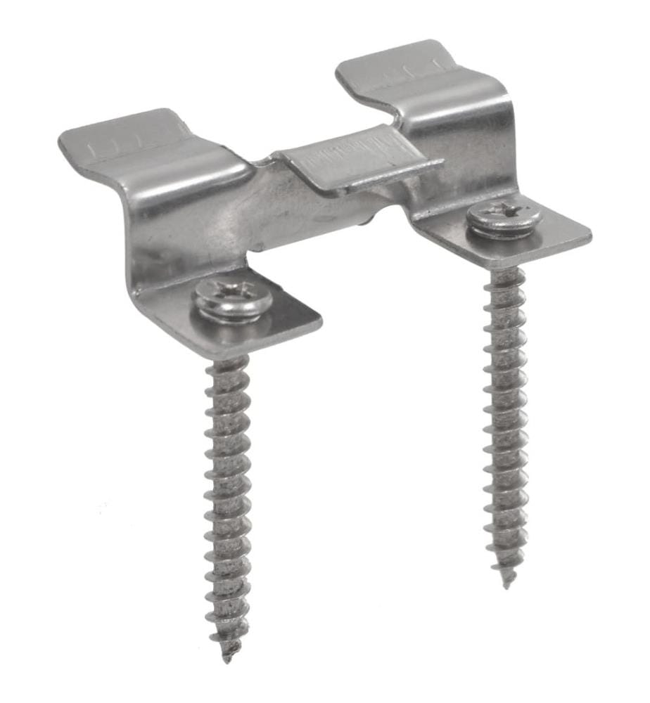100 Stk. Deckclips mit 200 Schrauben Edelstahl
