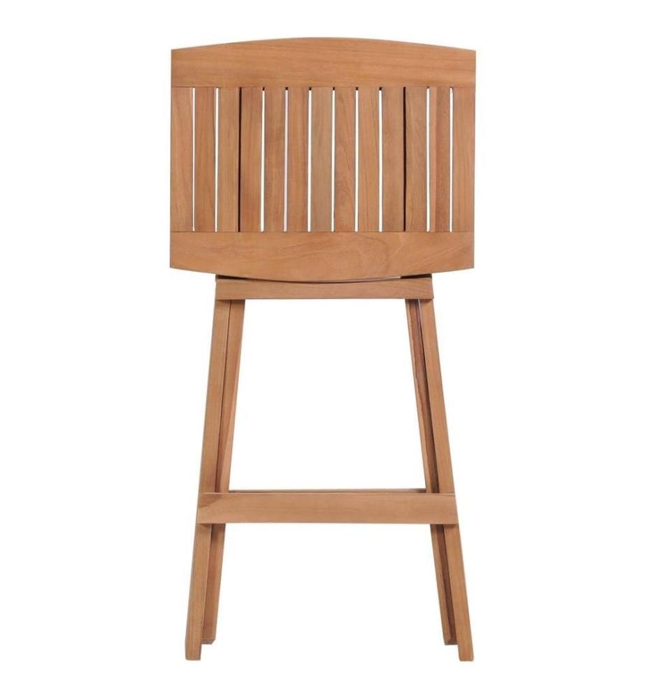 Klappbare Barhocker 2 Stk. Massivholz Teak