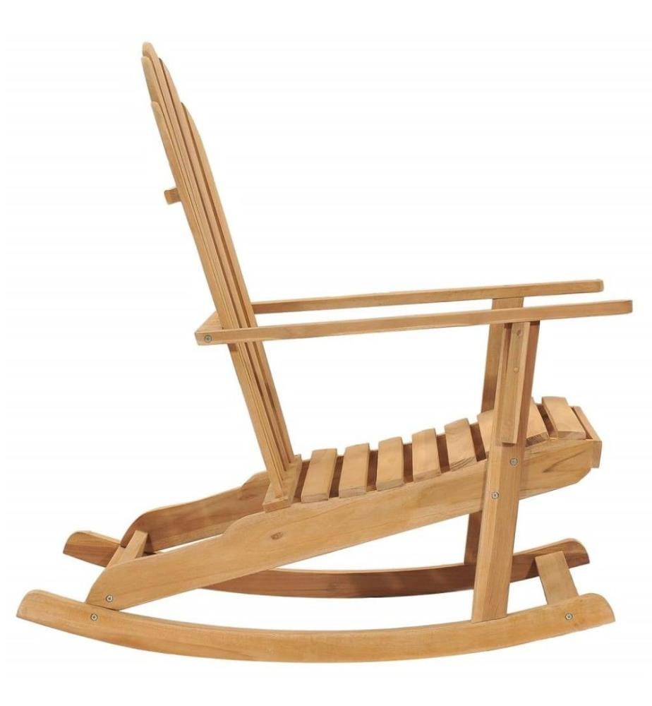 Adirondack-Schaukelstühle 2 Stk. Massivholz Teak