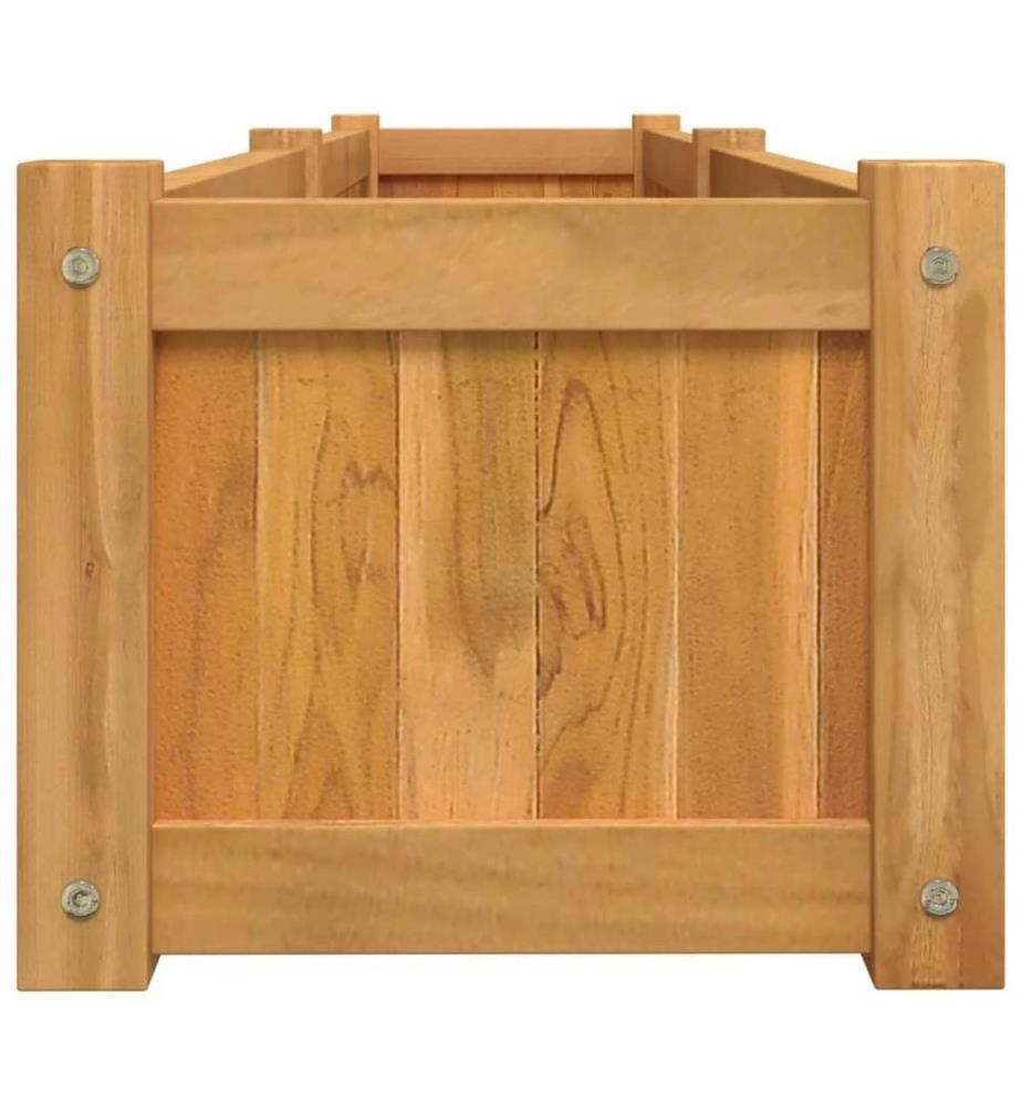 Lit surélevé 150x30x25 cm bois massif de teck