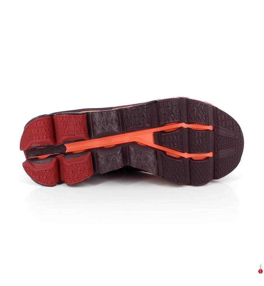 Baskets de Course Cloudace - Bordeaux et Orange