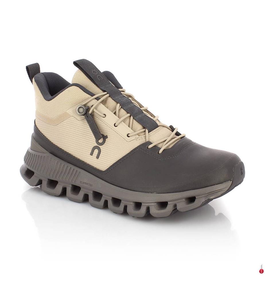 Baskets de Course Cloud Hi - Beige et Anthracite