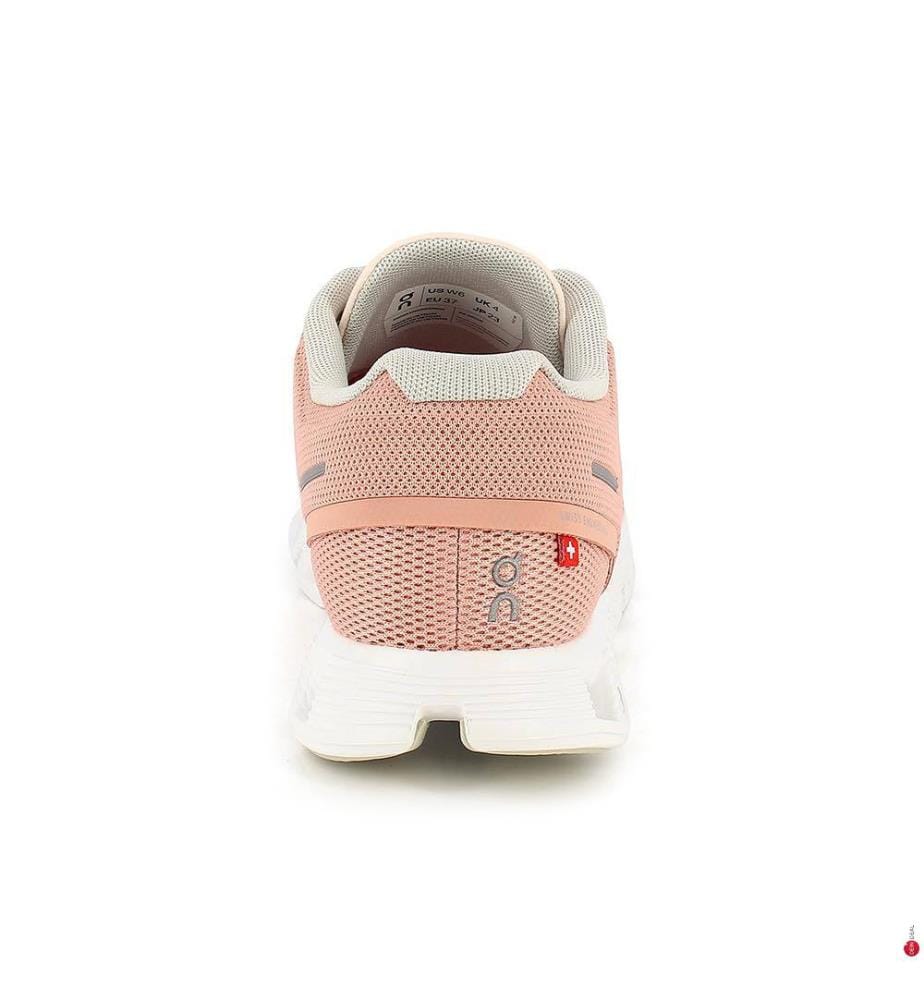 Baskets de Course Cloud 5 - Blanc et Rose