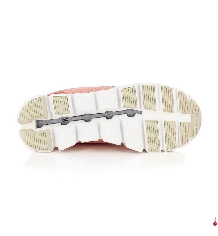 Baskets de Course Cloud 5 - Blanc et Rose