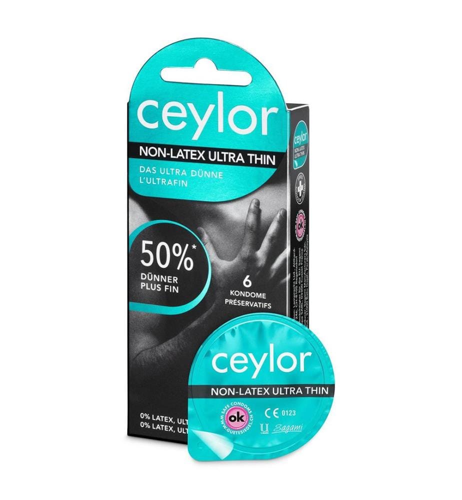 Condoms Non-Latex Ultra Thin - 6 Pieces
