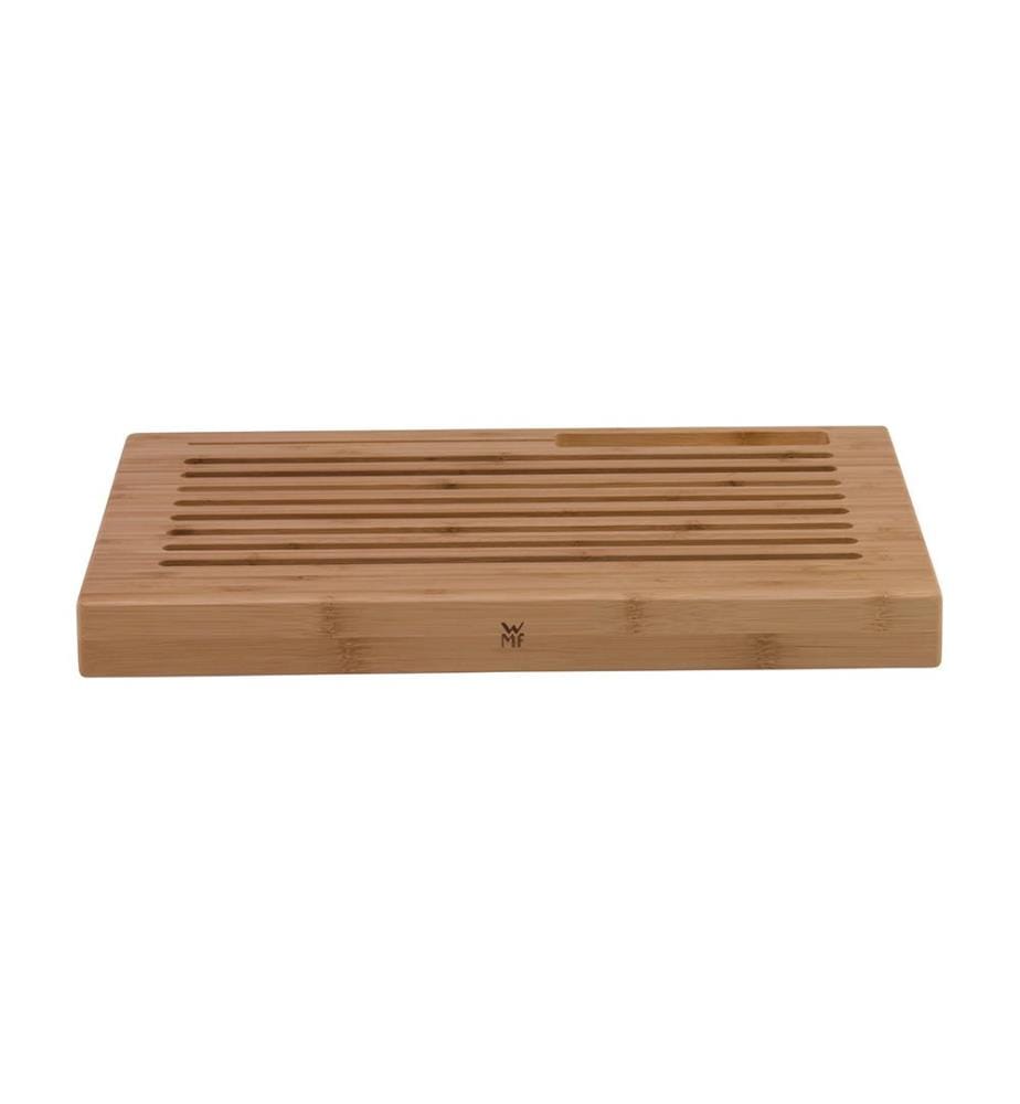 Smart Storage Bread Cutting Board With Drip Tray, Brown