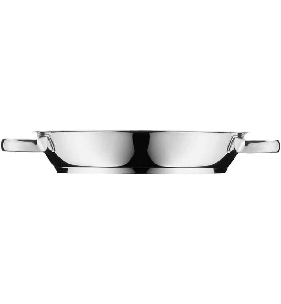 Bratpfanne 28cm - Schwarz und Silber