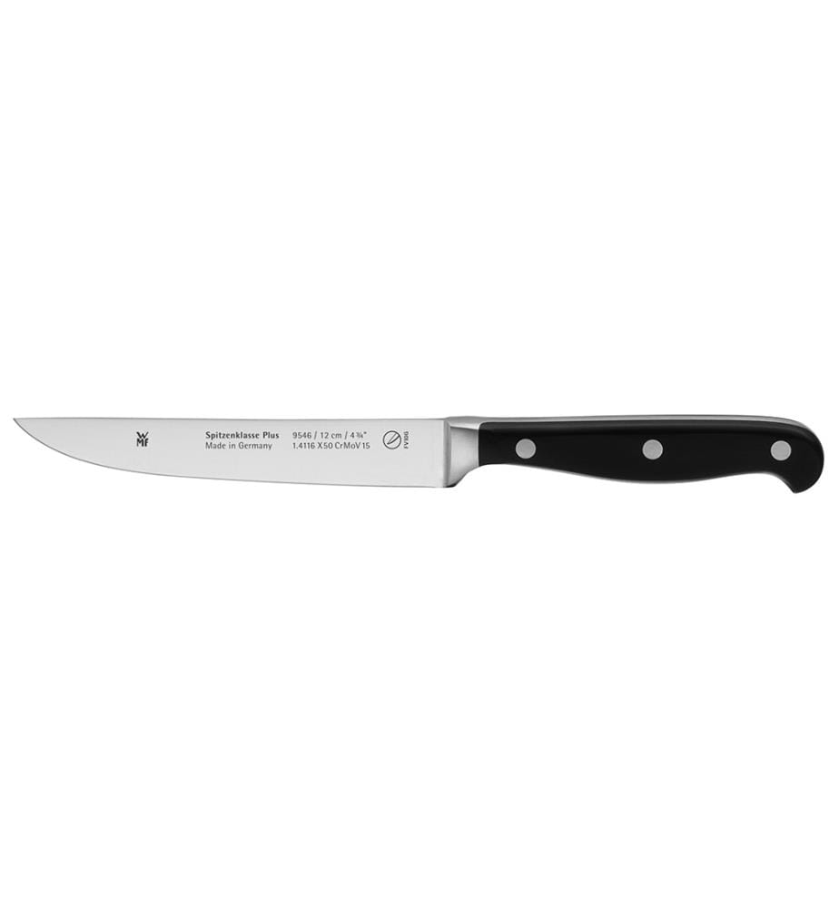 Coltello da bistecca da 12 cm - Argento e nero