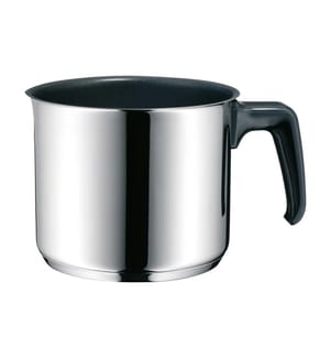 Milchkännchen 14 cm, Schwarz und Silber