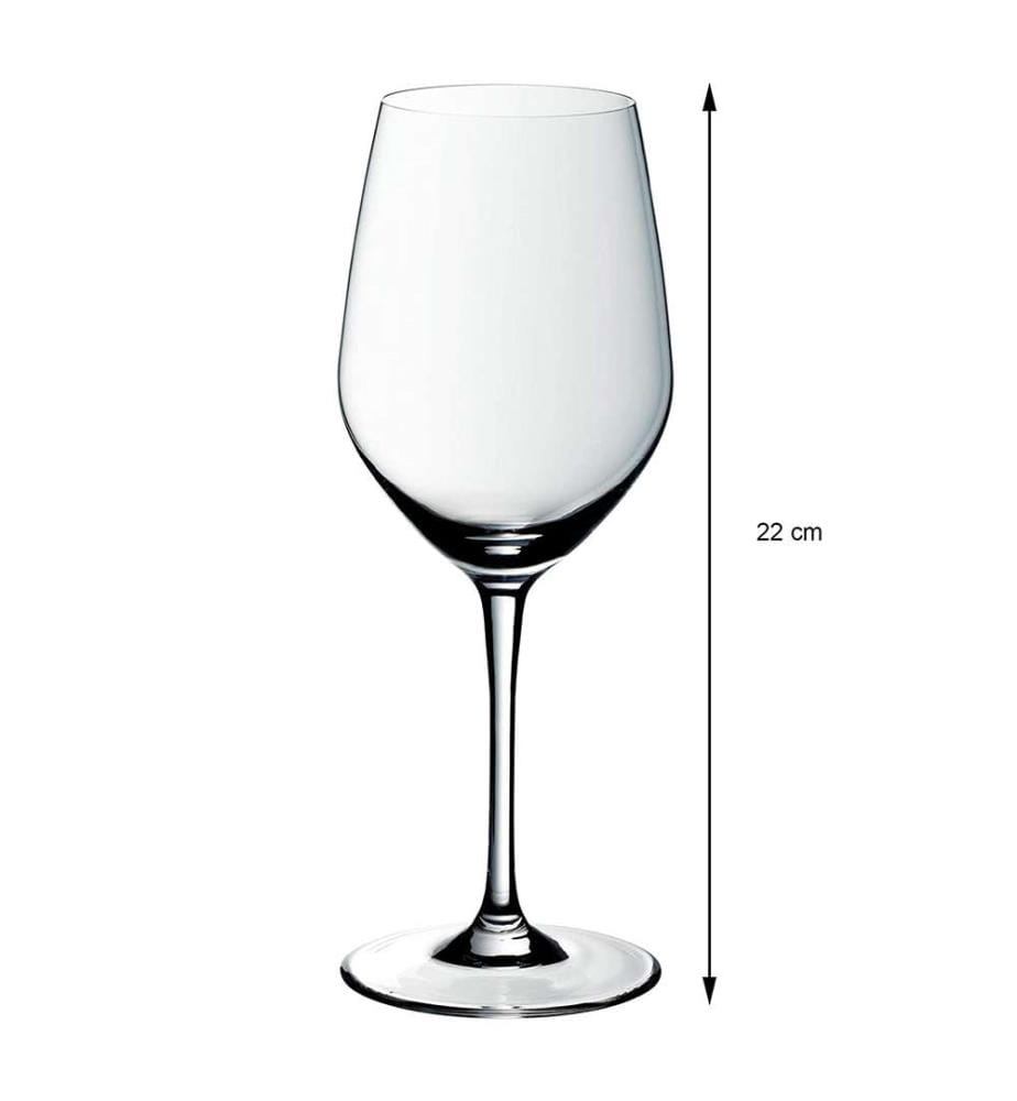 Set de 6 verres à vin rouge easy Plus, transparent