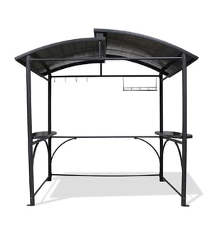 Barbecue shelter 2,40 x 1,5 m - Grey