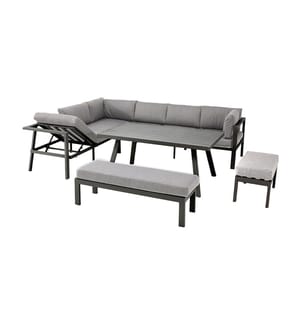 Antalya Garden Set - 5 Pieces - Anthracite