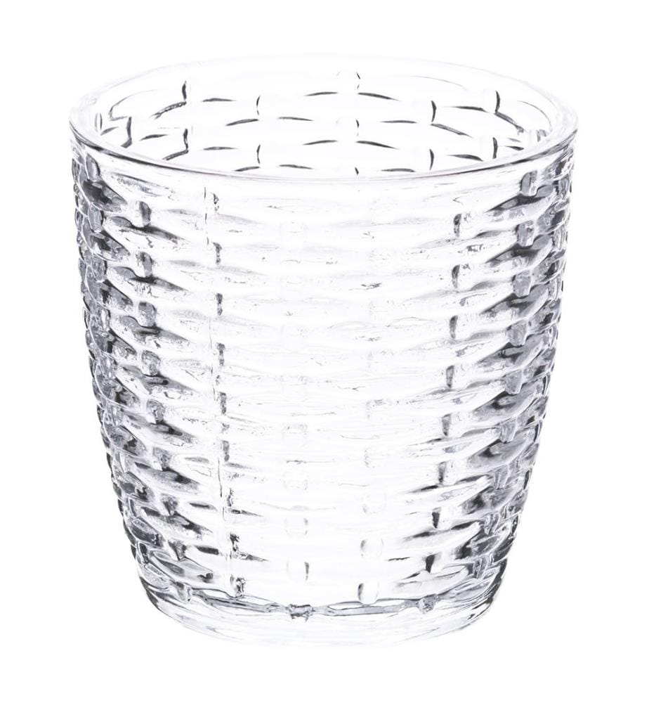 Lot De 6 Verres à Eau Villa D'Este Tivoli 1996 Granada Greenery | 300 Ml, Verre Sculpté | Lave-vaisselle Safe
