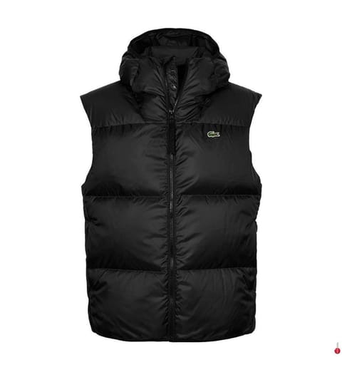 Doudoune sans Manches déperlante Noir Lacoste … DeinDeal