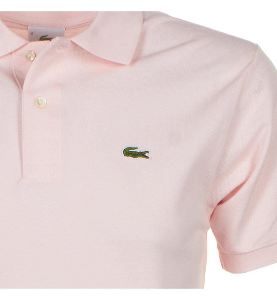 Polo Classic Fit L12.12 in Cotone Piqué - Rosa Chiaro